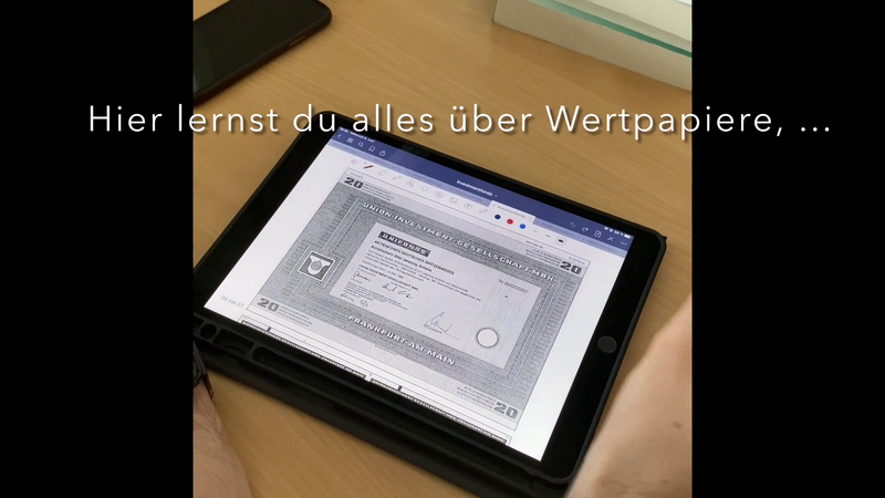 Hier lernst du alles über Wertpapiere – Einblick in den Unterricht der Bankenklassen