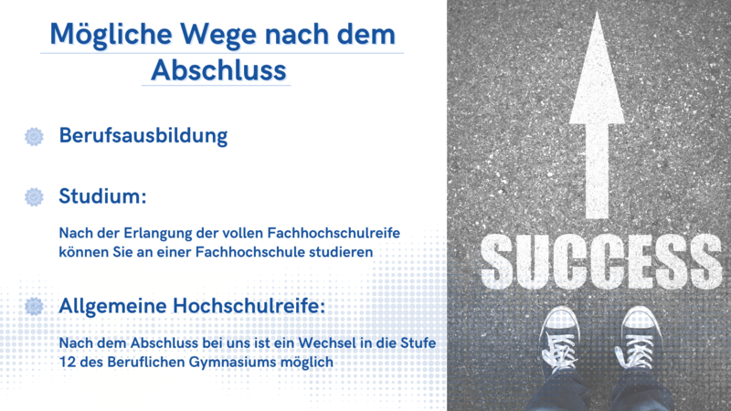 Mögliche Wege nach dem Abschluss